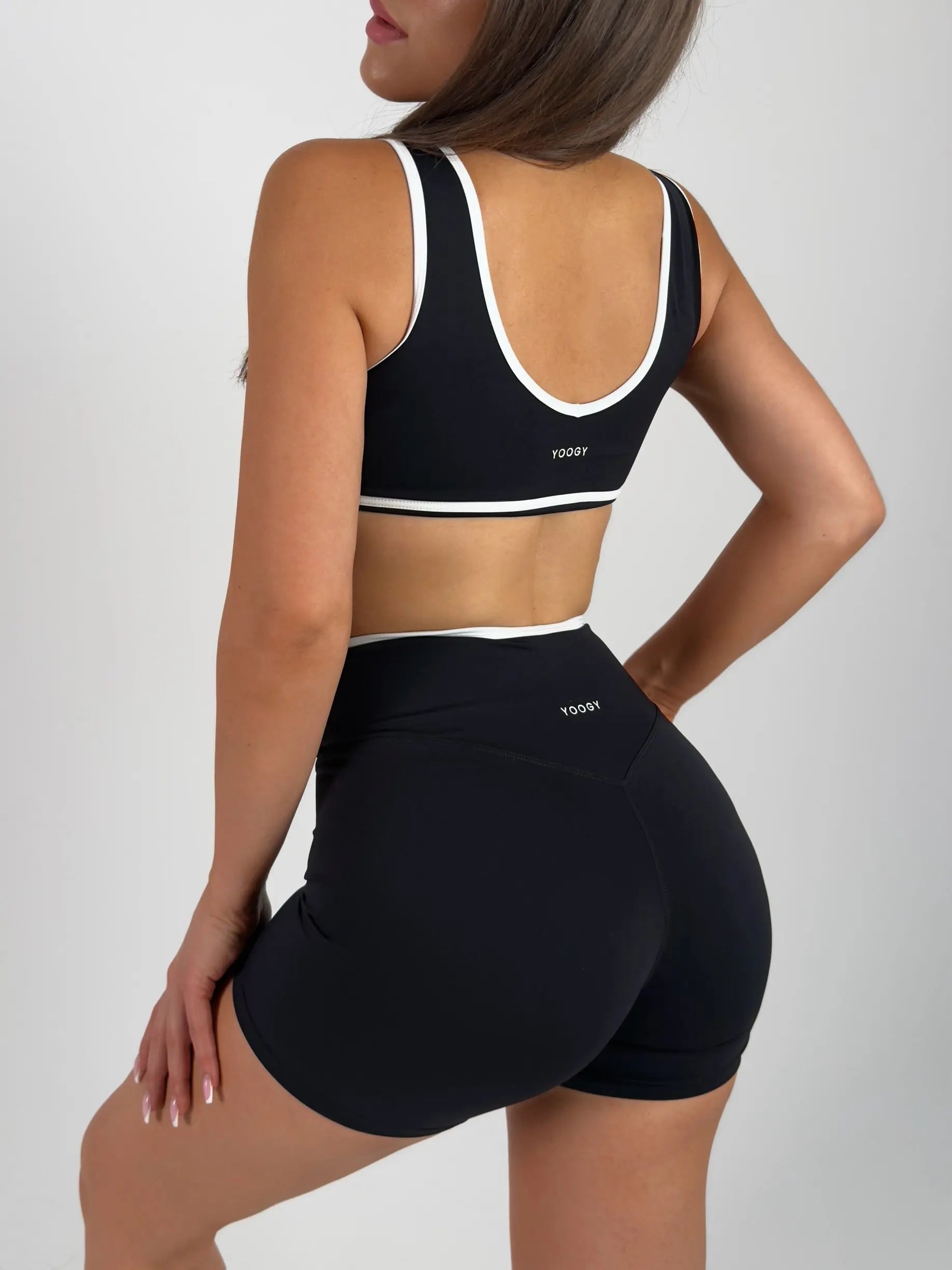 Biustonosz Sportowy Alice - Czarny Yoogy