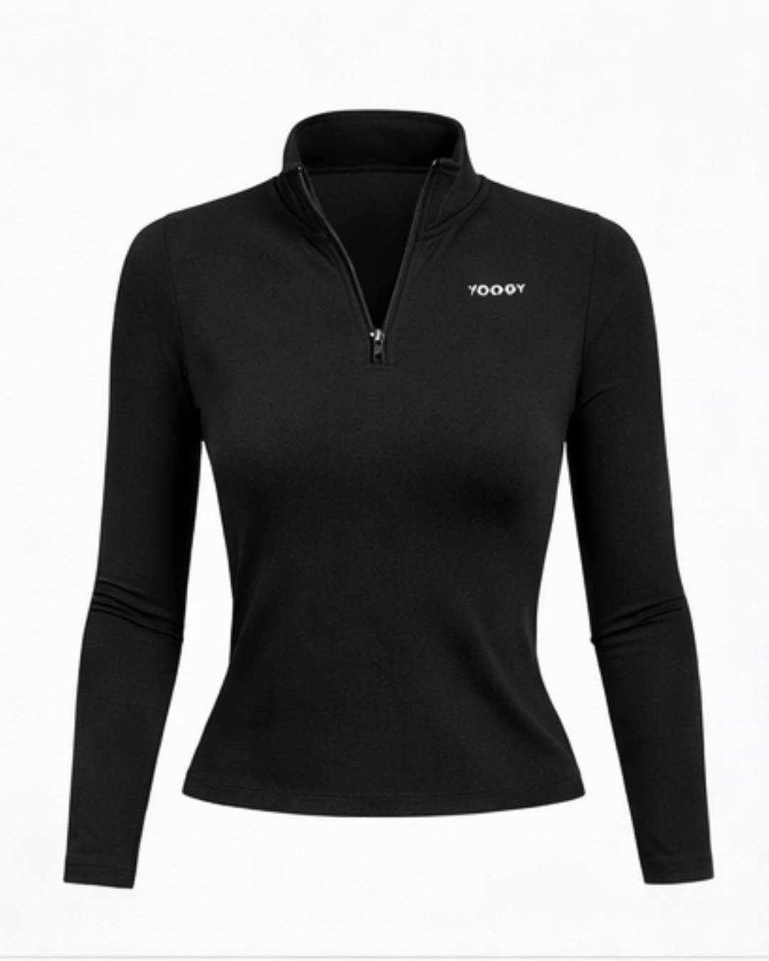 HALF ZIP JACKET - Czarny / S