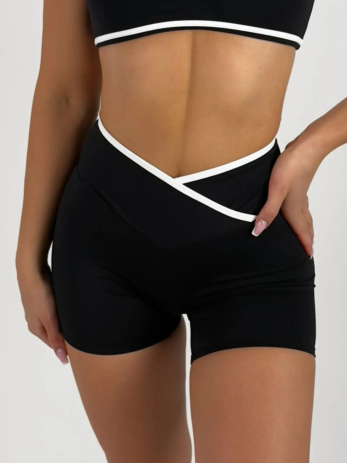 Biustonosz Sportowy Alice - Czarny Yoogy